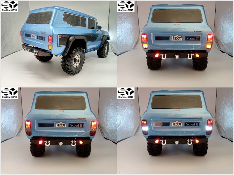 Front & Rear LEDs 16 LEDs Redcat LED GEN8 Scout II RC LED Light Kit Handmade in USA Exclusively JPV2015 Genuine Product Premium Quality 