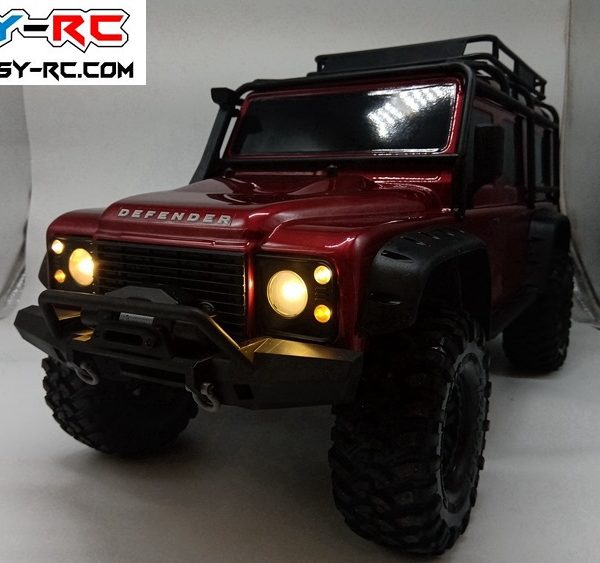 Details about   Rear Tail Lamp Cover License Light for Traxxas TRX-4 Land Rover Defender RC Car
